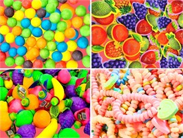 Драже, сахарные конфеты, сахарная пудра