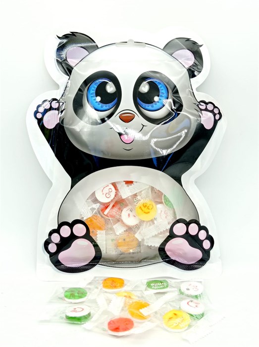 Карамель леденцовая Candy Smile Panda фруктовое ассорти (K0059) 150 гр*1 кор х 30 пакетов*1 шт K0059 - фото 16818