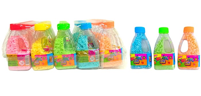 Конфета сахарная Скутер Color candy в канистре (Кислый горошек) (DE-118) 10 гр*24 бл*30 шт DE-118 - фото 20284