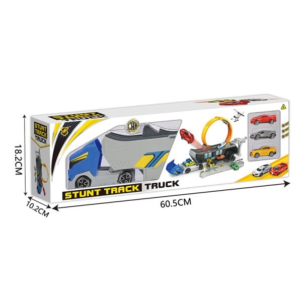 Трак трансформер с катапультой + 3 машинки 60 х 18 х 10 см 200267365 200267365 - фото 21144