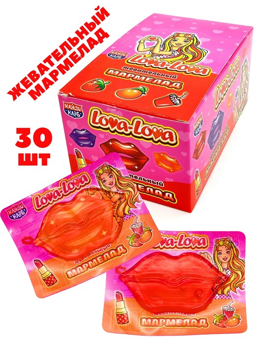 Мармелад на блистере Lova - Lova ассорти (Канди Клаб) (MAR143) 12 гр*12 бл*30 шт MAR143
