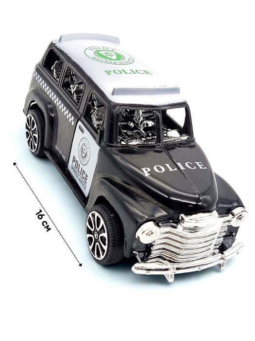Машина Полиция ретро Секретная миссия в пакете 16 х 5 х 9 см 757-45E 757-45E - фото 21466