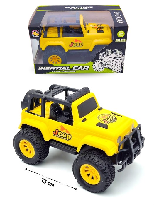 Машина Джип Ранглер инерционная в коробке 14,5 х 9,5 х 8 см BHX861 BHX861 - фото 21468