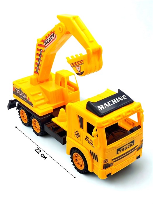 Машина - экскаватор Truck в пакете 24 х 8 х 13 см 628-3 628-3 - фото 21480