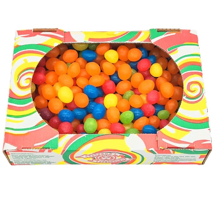 Мармеладные бобы Микс вкусов с ароматом тутти-фрутти (ДКД500) 500 гр*1 кор х 12 кор*1 шт ДКД500