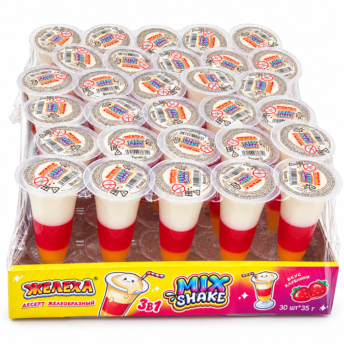 Десерт желеобразный Mixshake (Желеха) (LC-207) 35 гр*12 бл*30 шт LC-207