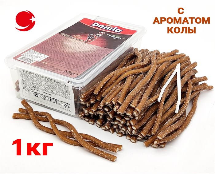 Мармелад DAMLA Кислые карандаши (Кола) Tayash (8495) 1кг*1кор х 12 контейнеров*1 шт TS8495