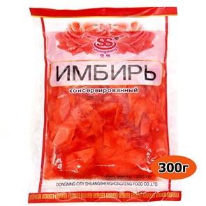 Имбирь красный консервированный (0213) 300 гр*1 кор х 40 шт*1 шт 0213