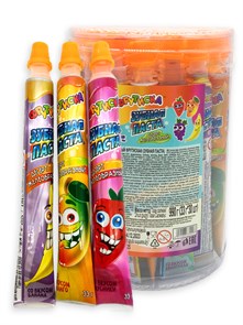 Десерт желеобразный Зубная паста ФРУТИСКА (LC-136) 33 гр*12 банок*30 шт LC-136