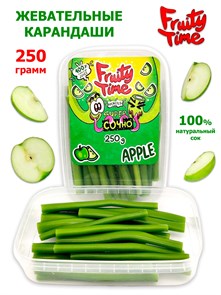 Мармелад жевательный Fruity Time со вкусом Зеленого яблока Карандаши 250 гр*1 кор х 15 бл*1 шт 147 250 / 3981