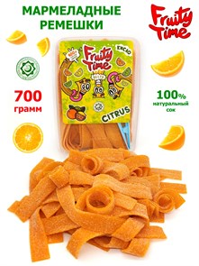 Мармелад жев. Fruity Time в обсыпке со вкусом Цитрус Ремешки 700 гр*1 кор х 6 бл*1 шт 232 700 / 4889