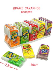 Драже Клево - Фруктово сахарное ассорти (Канди Клаб) (DRG072) 9 гр*12 бл*30 шт 2025108 / DRG072