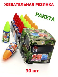 Жевательная резинка Ракета (спрайт, кола, фанта) Huojianpao (200566) 8 гр*1 кор х 20 бл х 30 шт 200566