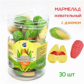 Мармелад жевательный Распочаток с джемом (СКИФ) (МБ-1282) 10 гр*12 банок*30 шт МБ-1282