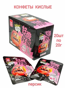 Кислые конфеты Its Sour Персик (40543) 20 гр*1 кор 12 бл х 20 шт 40543