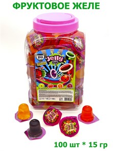 Желе Jelly Cup фруктовое (Danli) (24381) 15 гр*6 банок*100 шт 24381-1