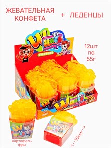 Мармелад Картофель фри + леденцы Tai Le Hu (1375) 55 гр*1 кор х 8 бл х 12 шт 1375