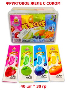 Желе фруктовое с соком Dalin (10018) 30 гр*1 кор х 12 контейнеров х 40 шт 10018