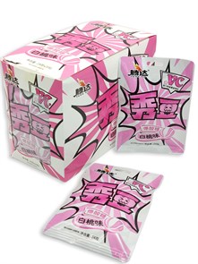 Конфеты жевательные TengDa кислые Персик (9455) 24 гр*1 кор х 12 бл х 20 шт 9455