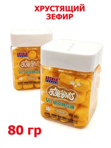 Хрустящий зефир Ausman Апельсин (0596) 80 гр*1 кор х 48 шт*1 шт 0596