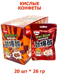 Конфеты кислые Very Sour Кола (5849) 26 гр*1 кор х 12 бл х 20 шт 5849