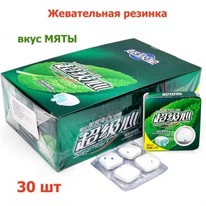 Жевательная резинка Super Heart Мята (6697) 13,5 гр*1 кор х 20 бл х 30 шт 6697