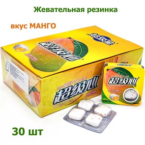 Жевательная резинка Super Heart Манго (7021) 13,5 гр*1 кор х 20 бл х 30 шт 7021