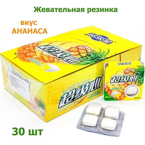 Жевательная резинка Super Heart Ананас (6918) 13,5 гр*1 кор х 20 бл х 30 шт 6918