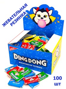 Жевательная резинка Ding Dong (709151) 3,5 гр*20 бл*100 шт 709151
