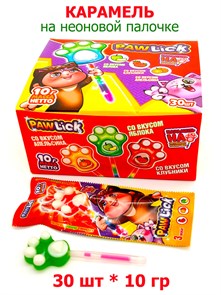 Карамель на светящейся палочке Pawlick (Danli) 10 гр*24 бл*30 шт 701461