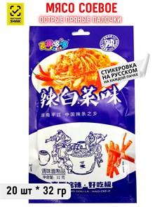Мясо соевое Острые пряные палочки LADADIE (10456) 32 гр*1 кор х 12 упак х 20 шт 10456