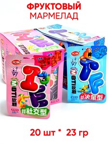 Фруктовый мармелад MBTI (4504) 23 гр*1 кор х 12 бл х 20 шт 4504