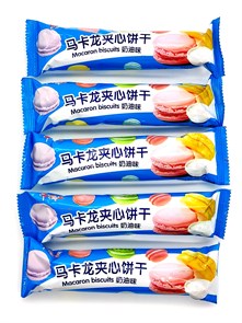 Печенье Qian Bai Tang Macaron Бисквит (70127) 55 гр*1 кор х 12 упак х 20 шт 9370 / 70127