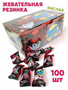 Жевательная резинка Вампир Vampir Scream дражированная кислая (135) 3,5 гр*12 бл*100 шт 135