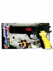 Пистолет - трещотка на листе 16 х 30 см  M8-8 M8-8