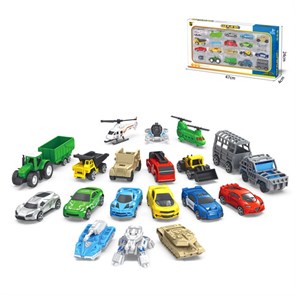 Игровой набор 20 видов техники 47 х 24 х 4 см  200711543 200711543