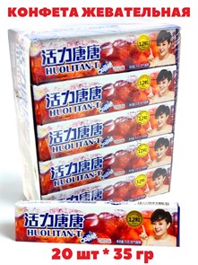 Конфета жевательная Huolitan-T со вкусом Колы (6032) 35 гр*1 кор х 16 бл х 20 шт 6032