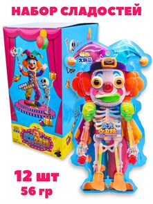 Набор сладостей Клоун на блистере (18632) 56 гр*1 кор х 8 бл х 12 шт 18632