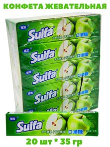 Конфета жевательная Suifa со вкусом Яблока (6790) 35 гр*1 кор х 16 бл х 20 шт 6790-1
