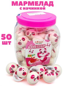 Мармелад Deep Da Da Розовый панда с начинкой (0719) 18 гр*1 кор х 6 банок х 50 шт 0719