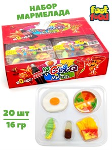 Сладкий набор мармелада Фаст Фуд MMFruti (62460) 16 гр*1 кор х 12 бл х 20 шт 62460