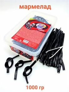 Мармелад Minicco Pencils Black палочки Лакрица Vegan (19500991) 1000 гр*1 кор х 8 контейнеров*1 шт 19500991