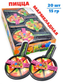 Мармелад Пицца на подложке Pisaruantang (3326) 15 гр*1 кор х 12 бл х 20 шт 3326