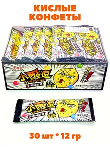 Конфеты Hong Tai Kee кислые Ассорти (6055) 12 гр*1 кор х 18 бл*30 шт 6055