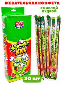 Конфета жевательная Жевамба XXL со вкусом Арбуза (Канди Клаб) (CHW050) 15 гр*12 бл*30 шт CHW050