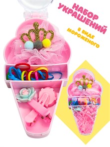 Набор украшений в виде мороженого 1 блок х 12 шт*1 шт  A088-5 A088-5