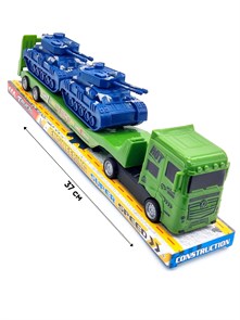 Автовоз с танками под колпаком 38 х 8 х 11 см 099-D12 099-D12