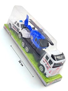 Автовоз Полиция с вертолетом и пикапом под колпаком 32 х 7 х 11 см 880Q-13 880Q-13