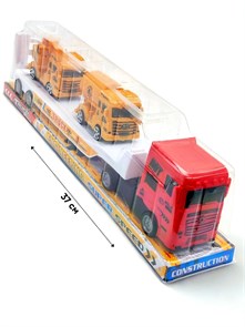 Автовоз со спецтехникой под колпаком 38 х 8 х 11 см 099-D9 099-D9