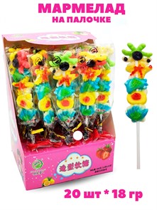 Мармелад на палочке Морские обитатели (70912) 18 гр*1 кор х 12 бл х 20 шт 70912
